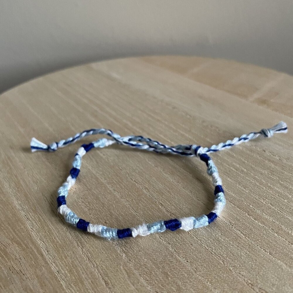 Jude Bracelet, anklet, trendy, comfortable, tie, embroidery thread, woven, gift,